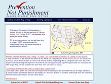 Tablet Screenshot of preventionnotpunishment.org